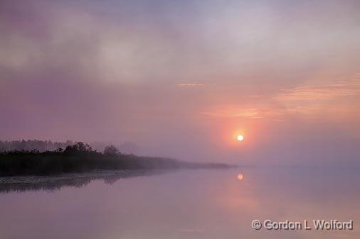 Foggy Sunrise_20955.jpg - Rideau Canal Waterway photographed near Smiths Falls, Ontario, Canada.